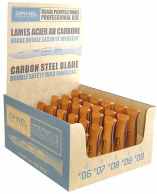 Caja 30 navajas Opinel P30 Carbono